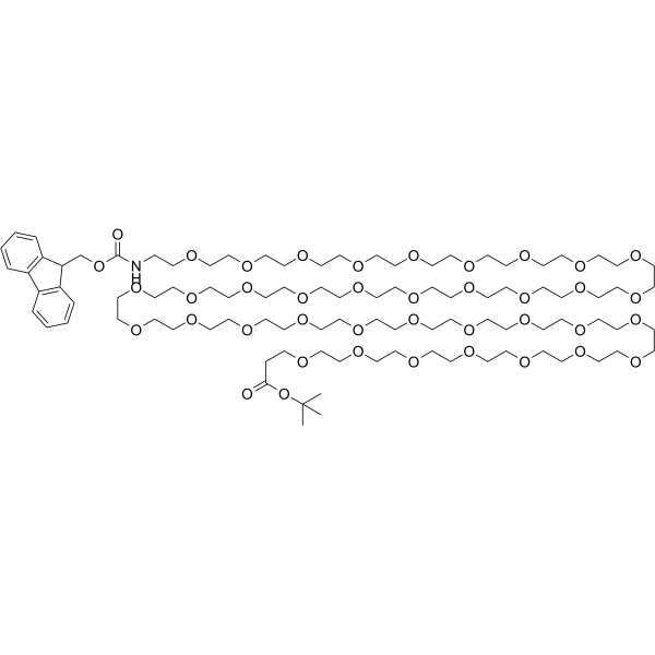 Fmoc-N-amido-PEG36-Boc Chemical Structure Fmoc-N-amido-PEG36-Boc