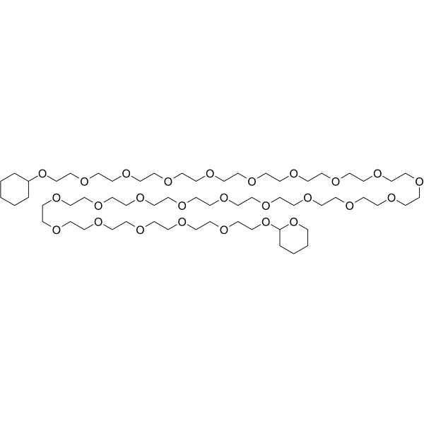 THP-PEG24-THP Chemical Structure THP-PEG24-THP