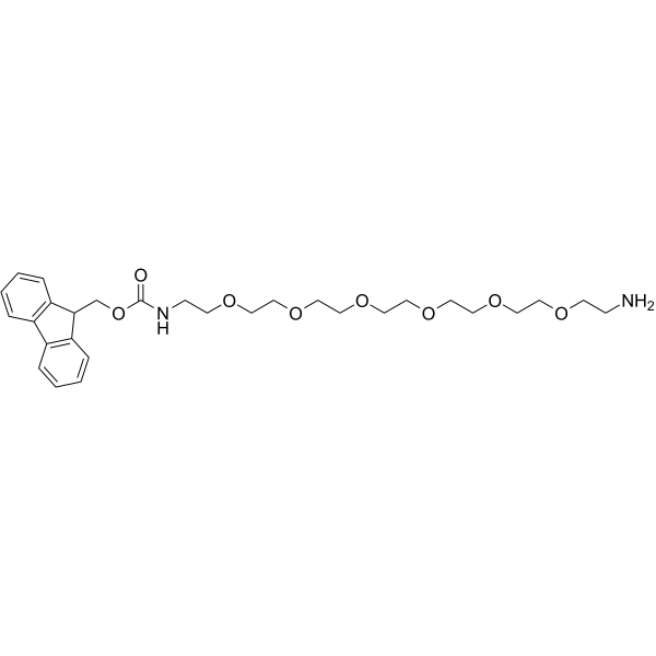 Fmoc-N-amido-PEG6-amine Chemical Structure Fmoc-N-amido-PEG6-amine