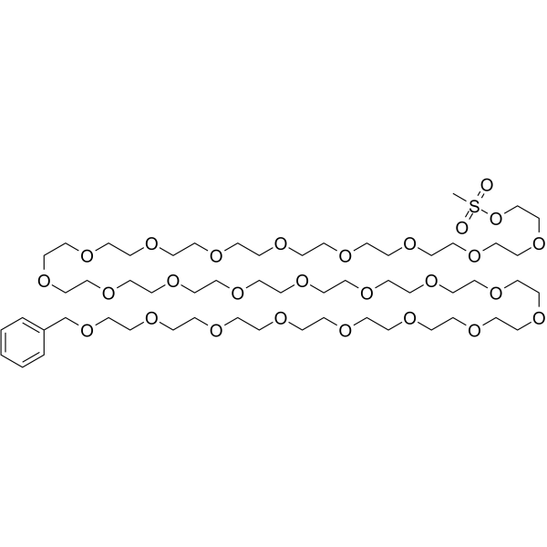 Benzyl-PEG24-MS Chemical Structure Benzyl-PEG24-MS