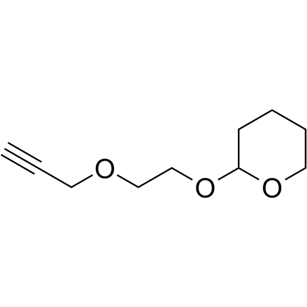 Propargyl-PEG1-THP Chemical Structure Propargyl-PEG1-THP