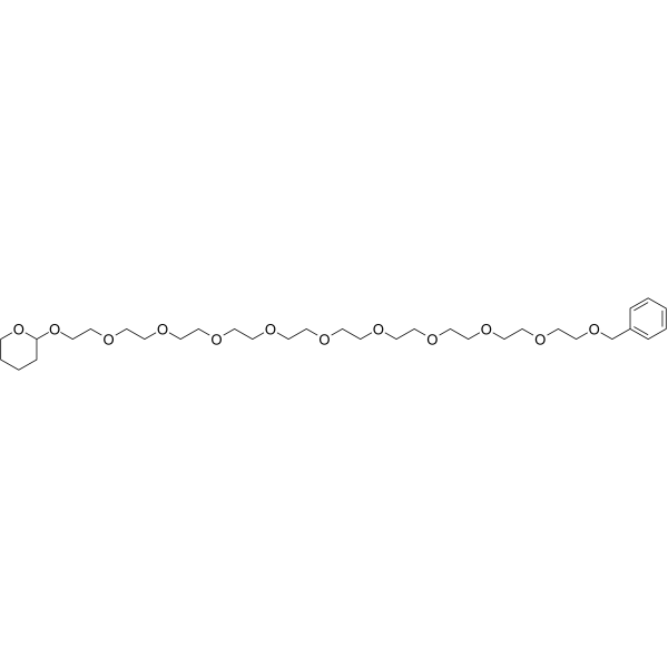 Benzyl-PEG10-THP Chemical Structure Benzyl-PEG10-THP