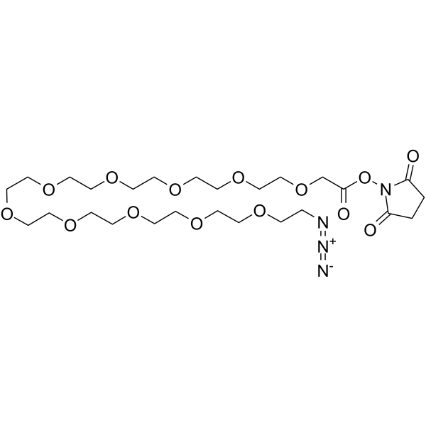 Azido-PEG10-CH2CO2-NHS