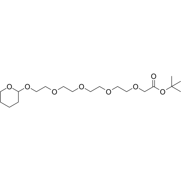 THP-PEG4-Boc Chemical Structure THP-PEG4-Boc