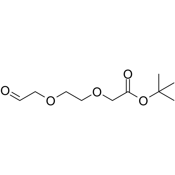 CHO-CH2-PEG1-CH2-Boc Chemical Structure CHO-CH2-PEG1-CH2-Boc