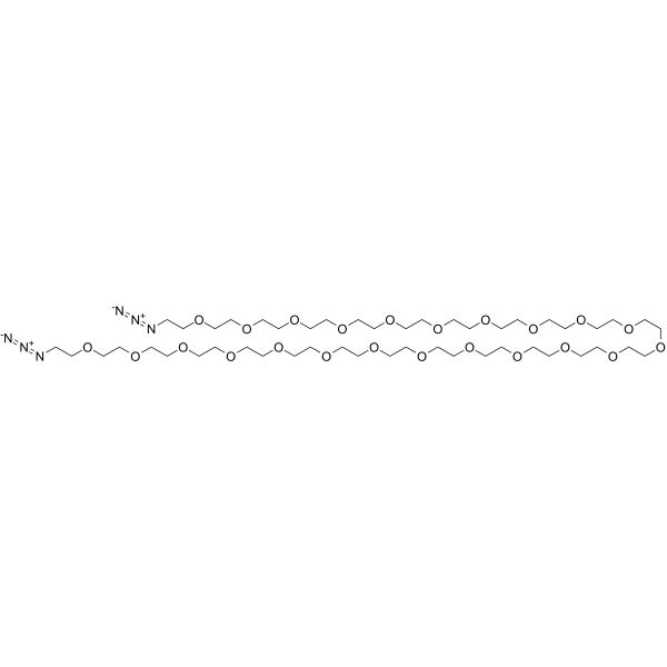 Azido-PEG23-C2-azide Chemical Structure Azido-PEG23-C2-azide
