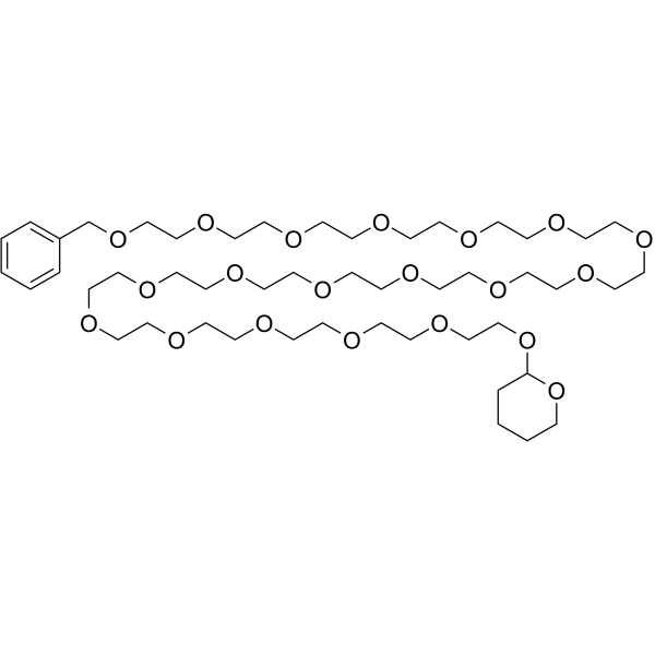Benzyl-PEG18-THP Chemical Structure Benzyl-PEG18-THP