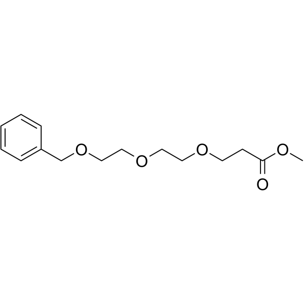 Benzyl-PEG3-methyl ester Chemical Structure Benzyl-PEG3-methyl ester