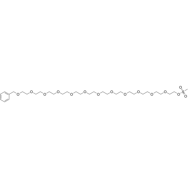 Benzyl-PEG12-MS Chemical Structure Benzyl-PEG12-MS