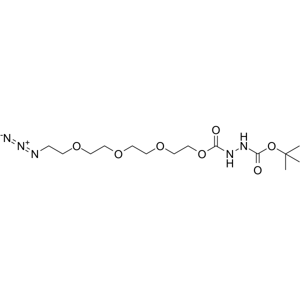 Azido-PEG4-formylhydrazine-Boc Chemical Structure Azido-PEG4-formylhydrazine-Boc