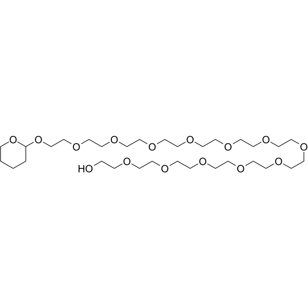 THP-PEG13-OH Chemical Structure THP-PEG13-OH