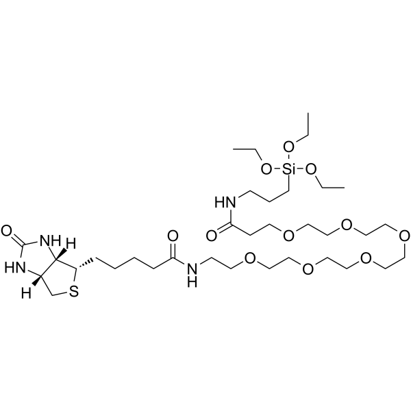Biotin-PEG6-Silane Chemical Structure Biotin-PEG6-Silane