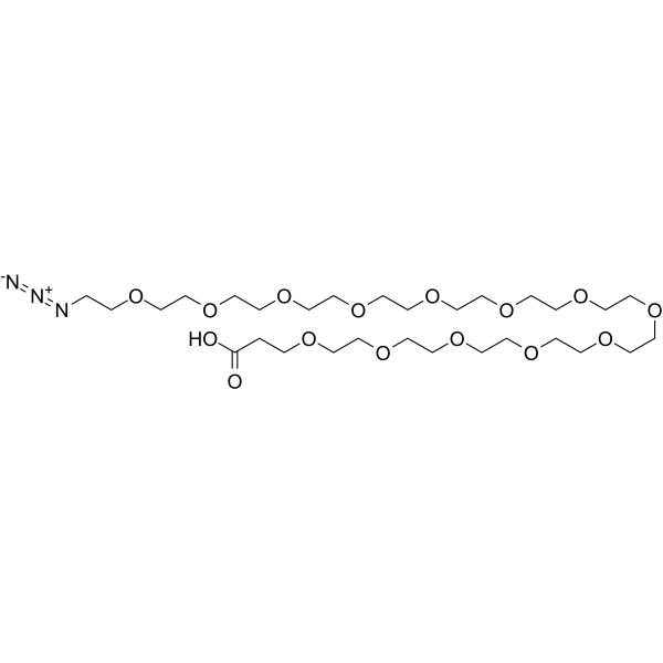 Azido-PEG13-acid Chemical Structure Azido-PEG13-acid