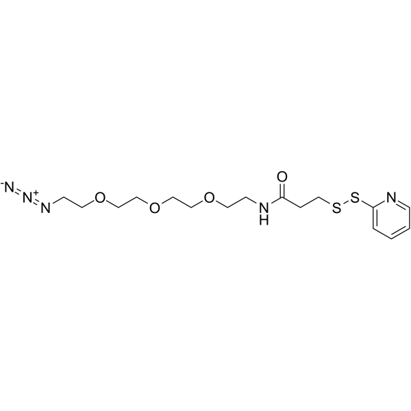 Azido-PEG3-amino-OPSS Chemical Structure Azido-PEG3-amino-OPSS
