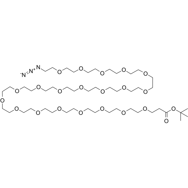 Azido-PEG20-Boc Chemical Structure Azido-PEG20-Boc