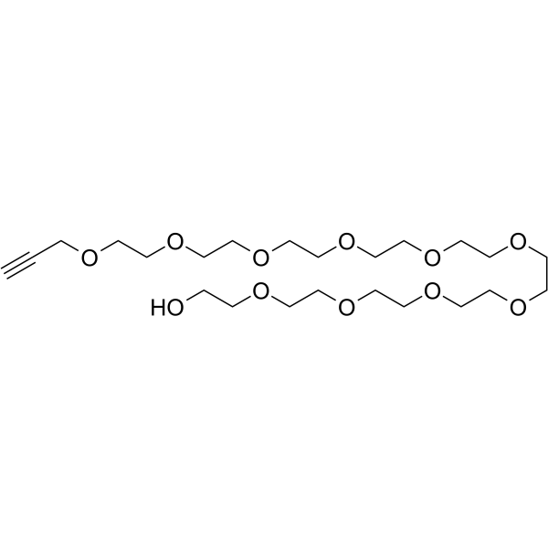 Propargyl-PEG10-alcohol Chemical Structure Propargyl-PEG10-alcohol