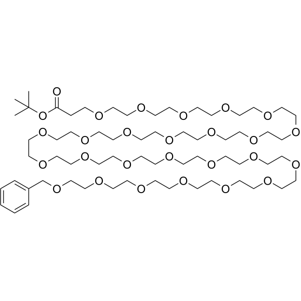 Boc-PEG25-benzyl Chemical Structure Boc-PEG25-benzyl