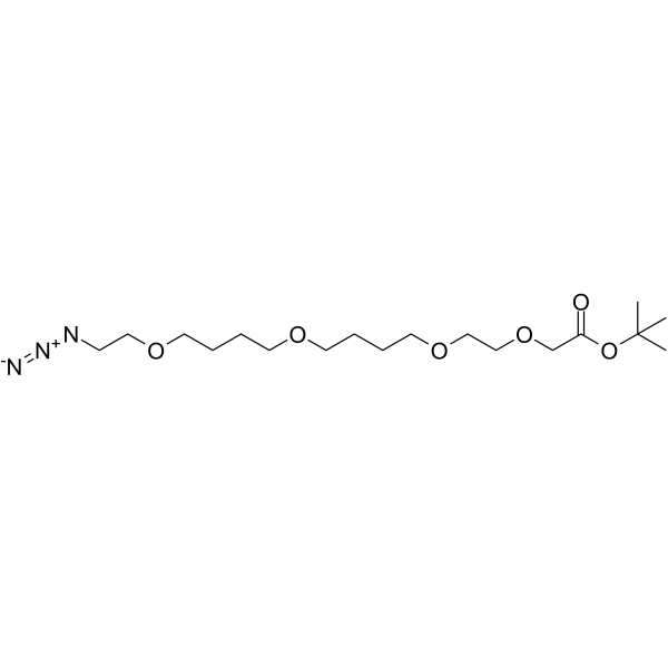 Boc-PEG1-PPG2-C2-azido Chemical Structure Boc-PEG1-PPG2-C2-azido