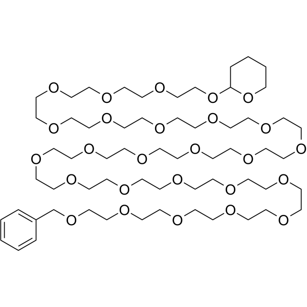 Benzyl-PEG24-THP Chemical Structure Benzyl-PEG24-THP