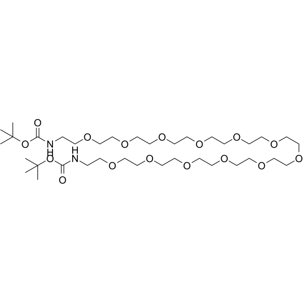 Boc-NH-PEG12-NH-Boc Chemical Structure Boc-NH-PEG12-NH-Boc
