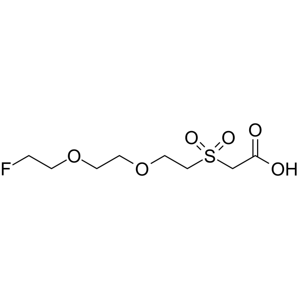F-PEG2-SO2-COOH Chemical Structure F-PEG2-SO2-COOH