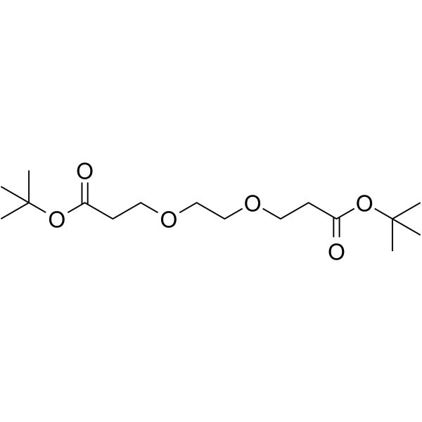 Bis-PEG2-Boc Chemical Structure Bis-PEG2-Boc