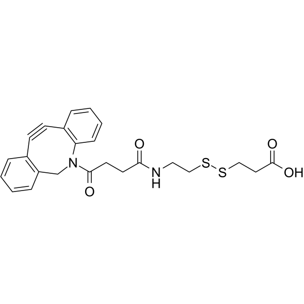 DBCO-S-S-acid Chemical Structure DBCO-S-S-acid
