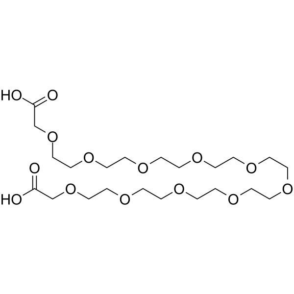 CH2COOH-PEG9-CH2COOH Chemical Structure CH2COOH-PEG9-CH2COOH