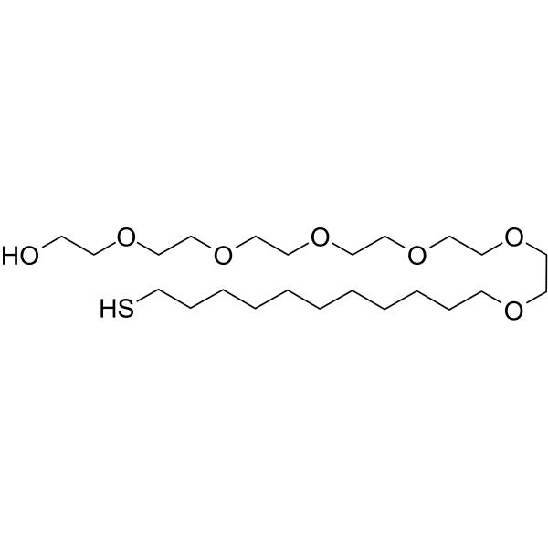 Thiol-C9-PEG7 Chemical Structure Thiol-C9-PEG7