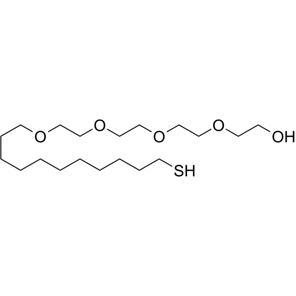 Thiol-C9-PEG5 Chemical Structure Thiol-C9-PEG5