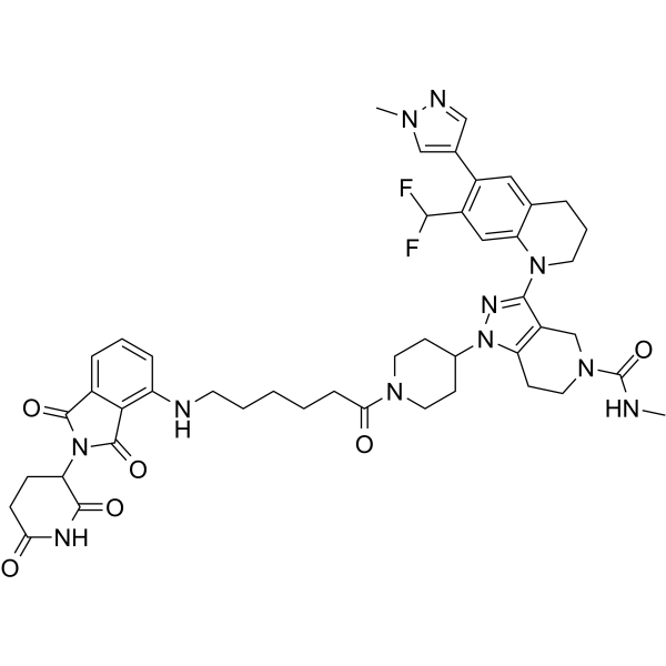PROTAC CBP/P300 Degrader-1 Chemical Structure PROTAC CBP/P300 Degrader-1
