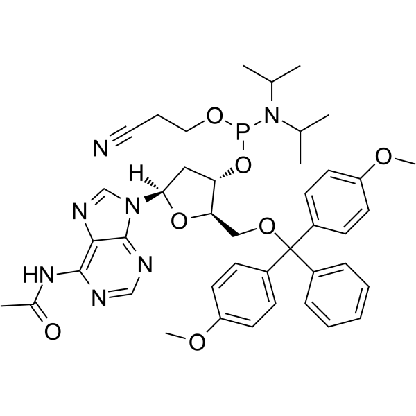 Ac-dA Phosphoramidite Chemical Structure Ac-dA Phosphoramidite