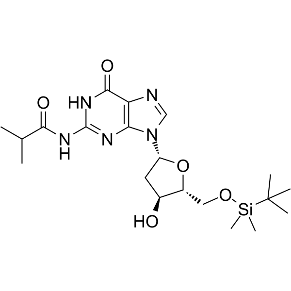 5'-O-TBDMS-N2-ibu-dG Chemical Structure 5
