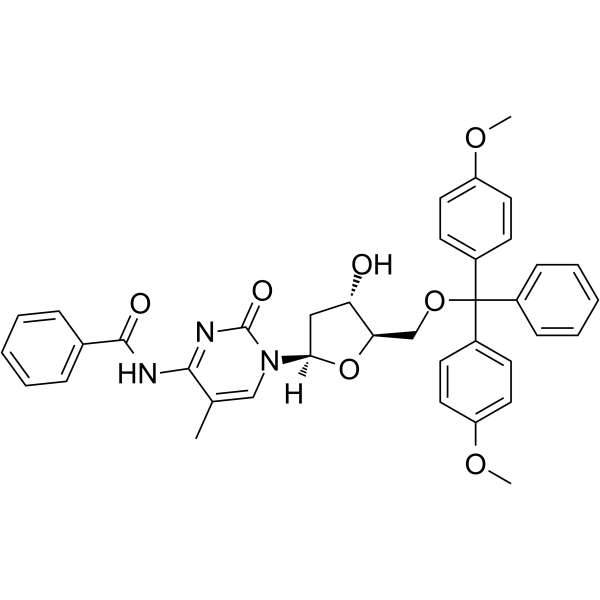 5'-O-DMT-N4-Bz-5-Me-dC Chemical Structure 5