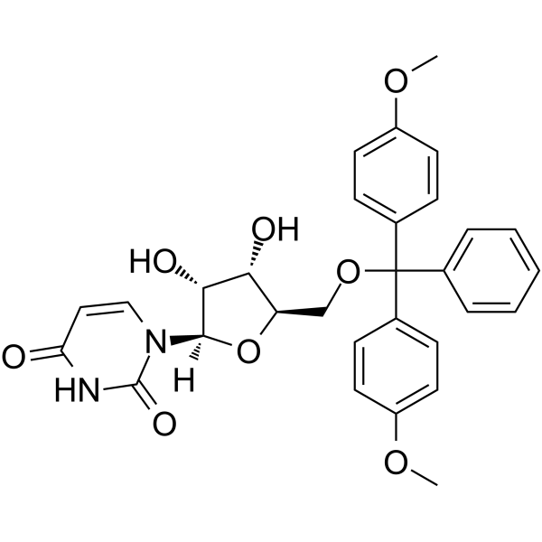 5'-O-DMT-rU Chemical Structure 5