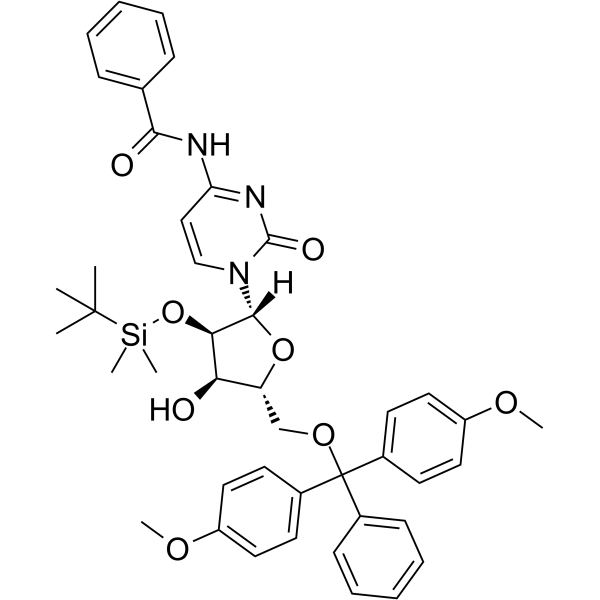5'-O-DMT-2'-O-TBDMS-Bz-rC Chemical Structure 5