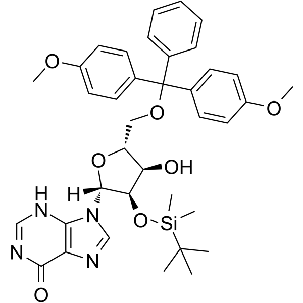 5'-O-DMT-2'-O-TBDMS-rI Chemical Structure 5