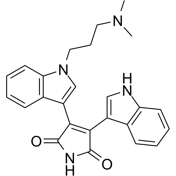Bisindolylmaleimide I(Synonyms: GF109203X;  Go 6850)