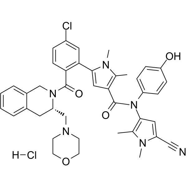 S65487 hydrochloride Chemical Structure S65487 hydrochloride(Synonyms: VOB560 hydrochloride)