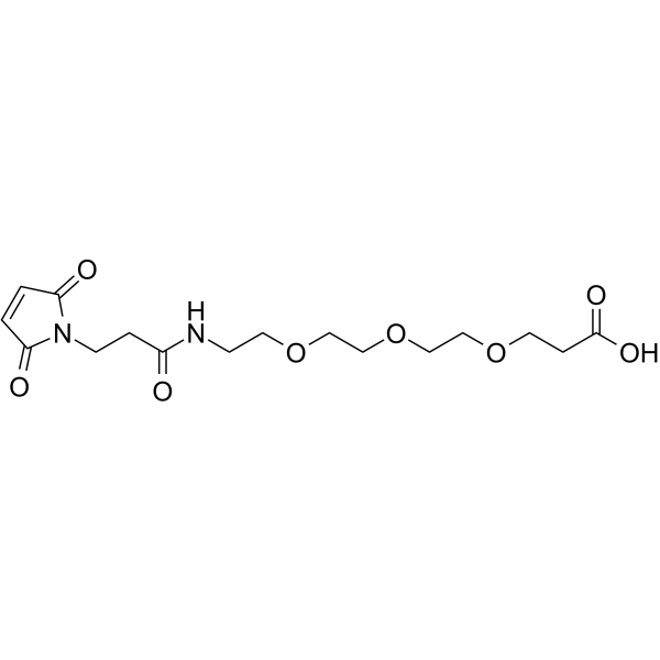 Mal-amido-PEG3-acid Chemical Structure Mal-amido-PEG3-acid