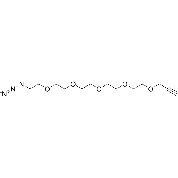 Propargyl-PEG5-azide Chemical Structure Propargyl-PEG5-azide