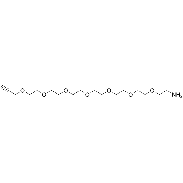 Propargyl-PEG7-amine Chemical Structure Propargyl-PEG7-amine