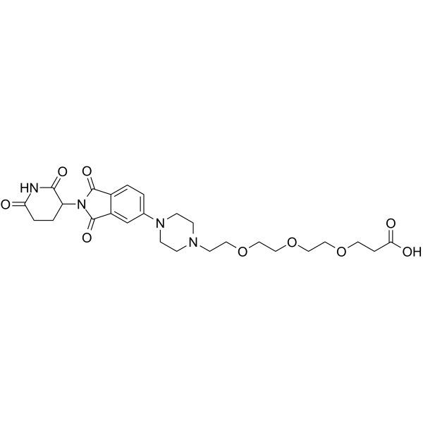 Thalidomide-Piperazine-PEG3-COOH