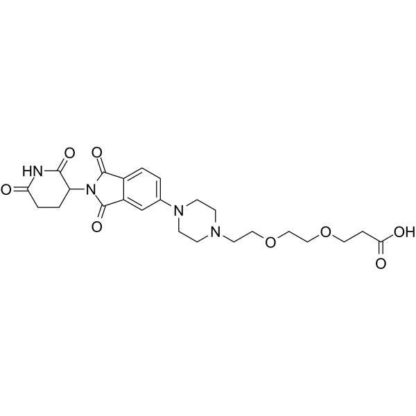 Thalidomide-Piperazine-PEG2-COOH