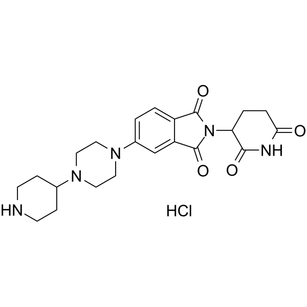 Thalidomide-Piperazine-Piperidine hydrochloride Chemical Structure Thalidomide-Piperazine-Piperidine hydrochloride