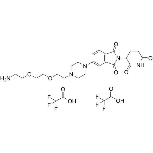 Thalidomide-Piperazine-PEG2-NH2 diTFA