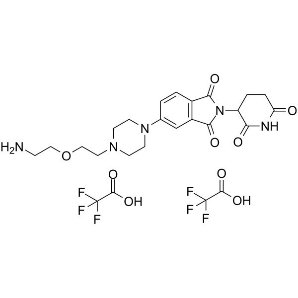 Thalidomide-Piperazine-PEG1-NH2 diTFA