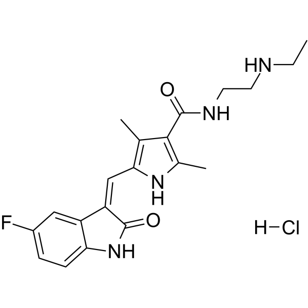 N-Desethyl Sunitinib hydrochloride(Synonyms: SU-12662 hydrochloride)