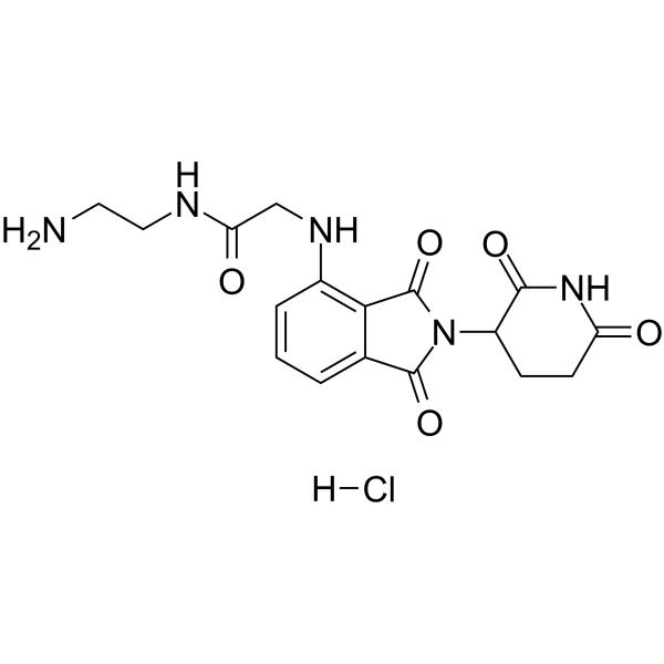 Thalidomide-NH-amido-C2-NH2 hydrochloride