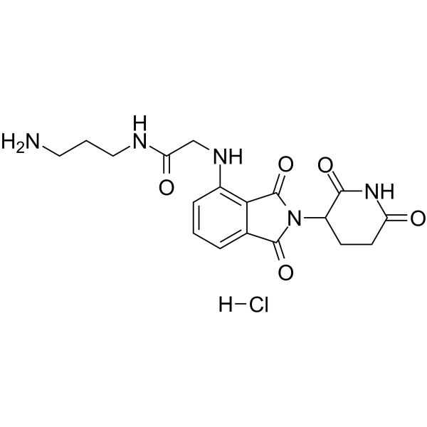 Thalidomide-NH-amido-C3-NH2 hydrochloride